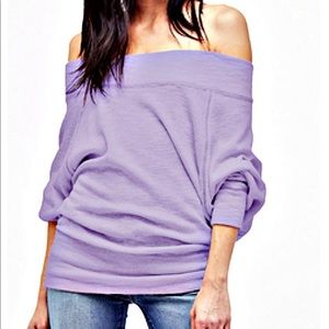 Free People Tops - Free People Palisades Off the shoulder top purple Free People Tops - Free People Palisades Off the shoulder top purple